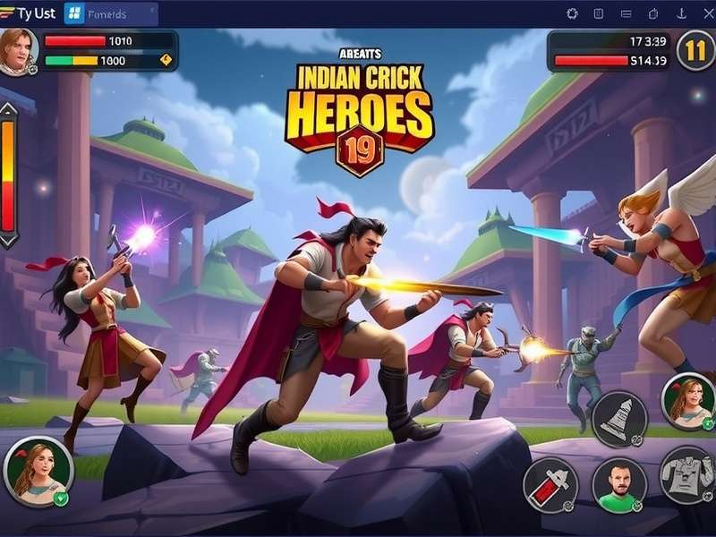 Indian Crick Heroes 19 Main Game Interface